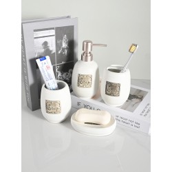 Set da 4 pezzi di tazza da bagno semplice